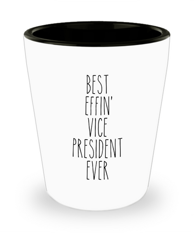 Gift For Vice President Best Effin' Vice President Ever Ceramic Shot Glass Funny Coworker Gifts