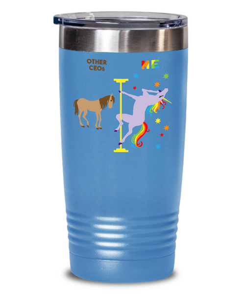 Gift For Ceo Rainbow Unicorn Mug Cute Insulated Drink Tumbler Travel Coffee Cup