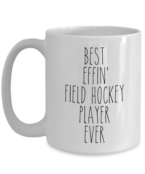 Gift For Field Hockey Player Best Effin' Field Hockey Player Ever Mug Coffee Cup Funny Coworker Gifts