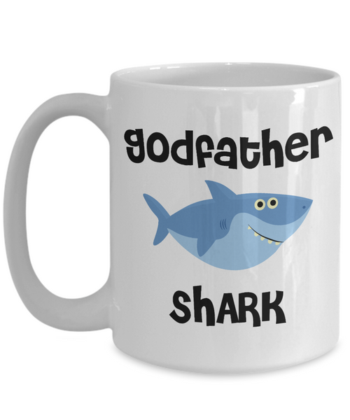 Be My Godfather Proposal Gifts Shark Mug Coffee Cup