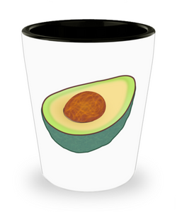 I Love Avocado Shot Glass Fresh Gift Idea