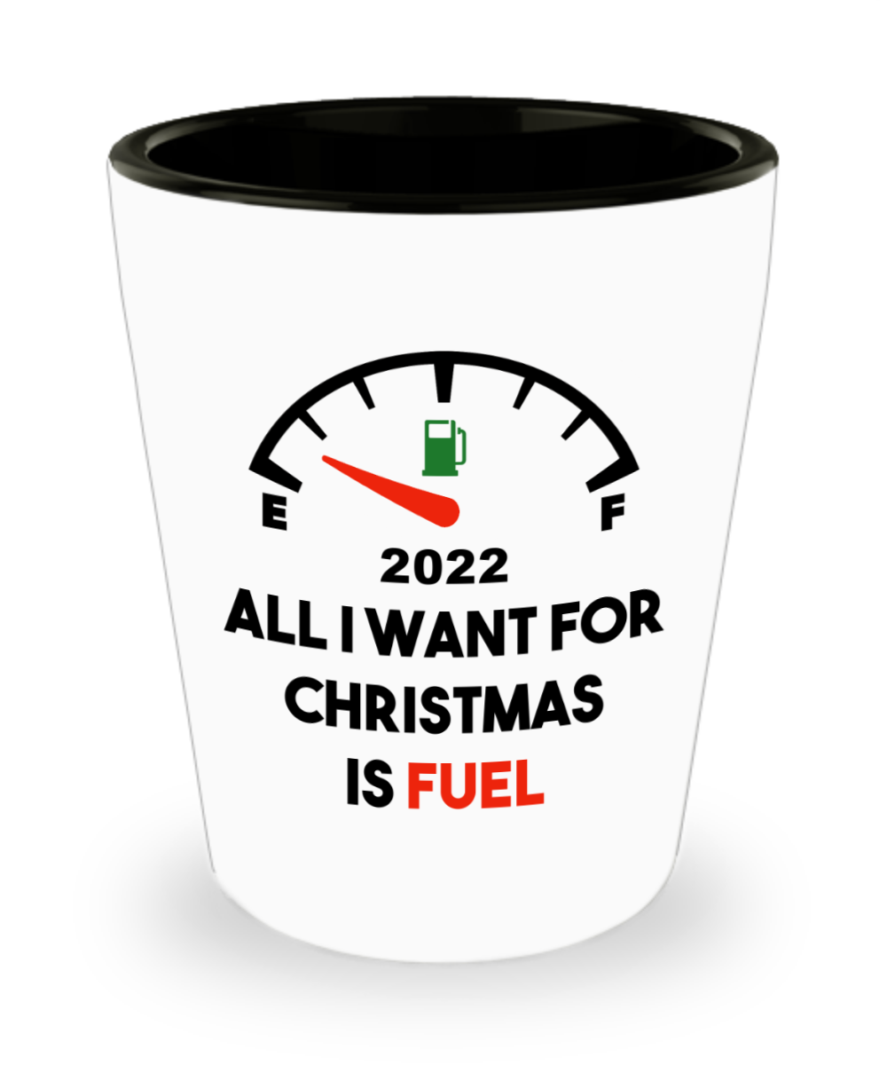 2022 Gas Shot Glass Fuel Prices Humor Funny Gift for Friend Christmas Gift for Coworker
