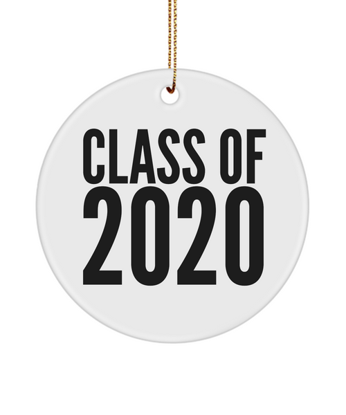 Class Of 2020 Ceramic Christmas Tree Ornament