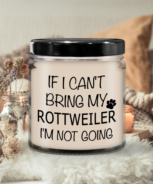 Rottweiler, Rottweiler Gift, Rottweiler Gifts, Rottweiler Candle 9 oz Vanilla Scented Soy Wax