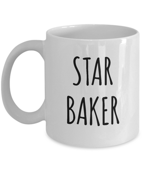 Star Baker Mug Funny Baking Gift for Baker's Mugs Pastry Chef