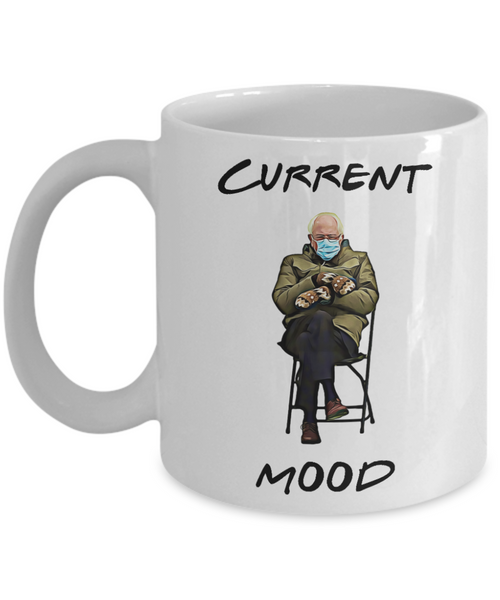 Bernie Sanders Mittens Mug Funny Inauguration 2021 Coffee Cup