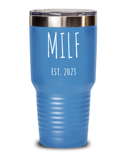 MILF 2023 Insulated Drink Tumbler Travel Cup Funny Gift