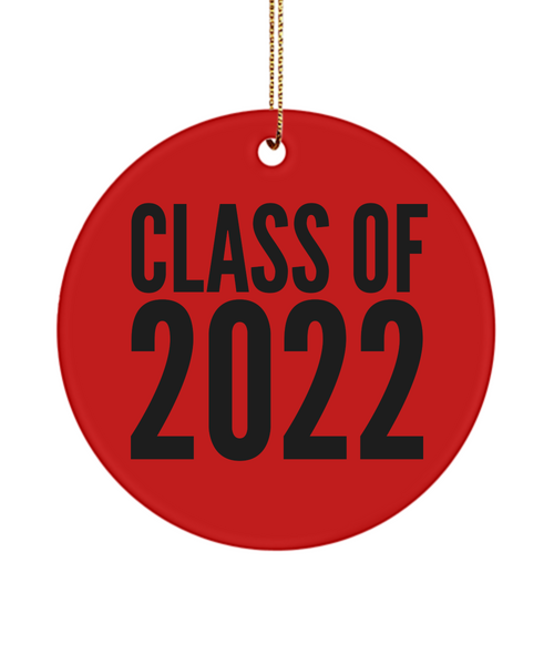 Class Of 2022 Ceramic Christmas Tree Ornament