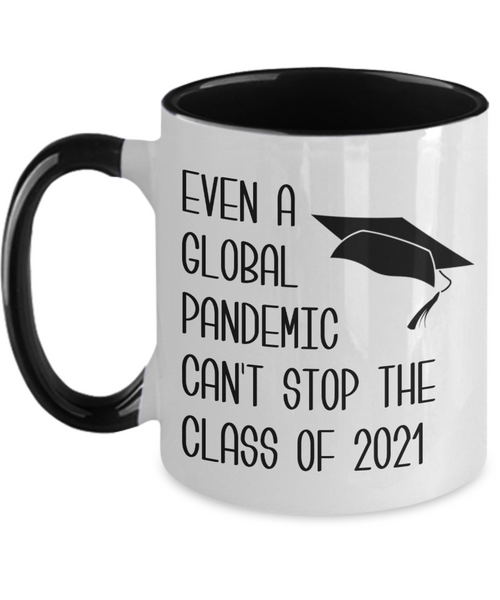 Class of 2021 Graduation Mug Diploma for the Graduate Two-Toned Coffee Cup