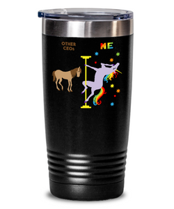 Gift For Ceo Rainbow Unicorn Mug Cute Insulated Drink Tumbler Travel Coffee Cup