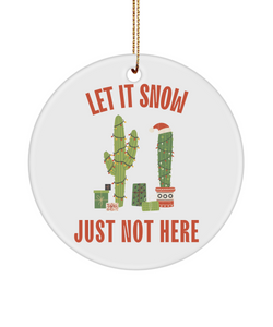 Cactus Ornament, Desert Ornament, Arizona Ornament, Southwest Ornament, Christmas Cactus, New Mexico Gifts, Arizona Gifts, Plant Ornament, Cactus Lover Gift