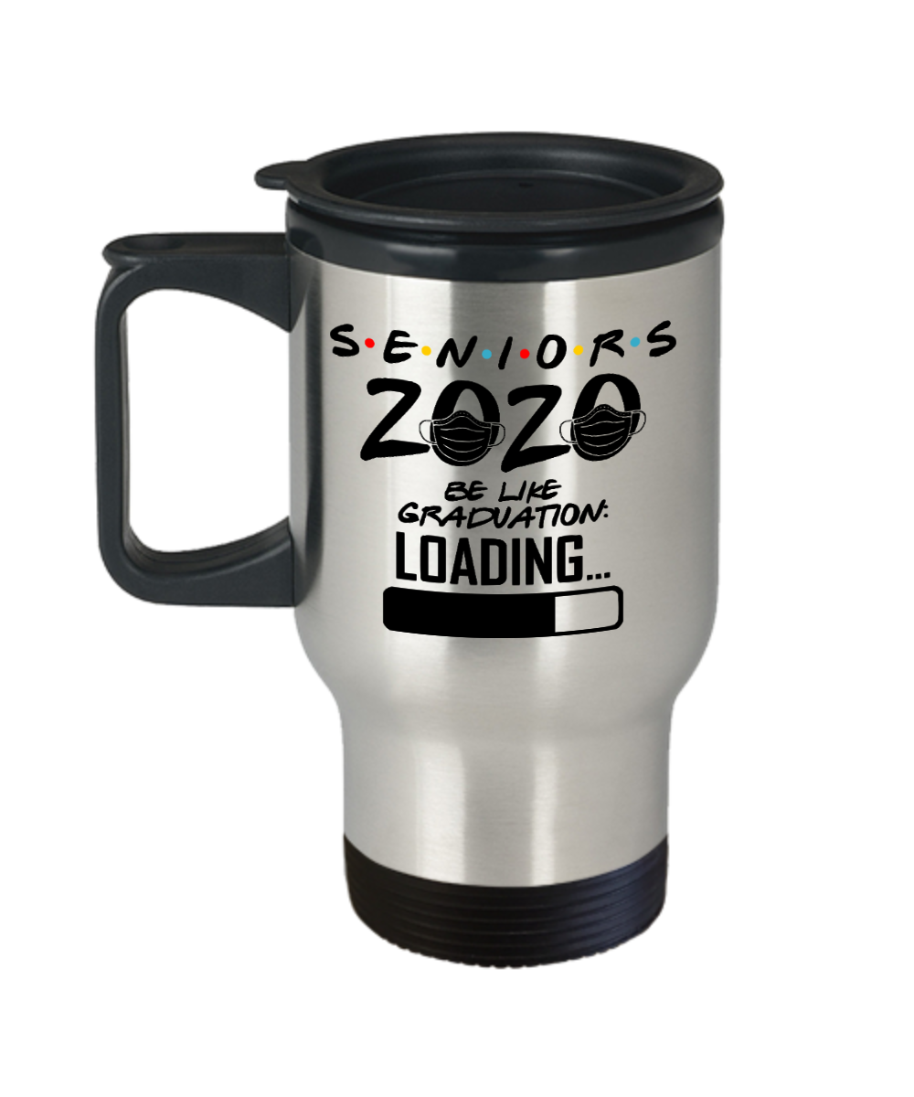 Seniors 2020 Mug Class Of 2020 Graduation Gifts for Friends Funny Gift for Graduate Travel Coffee Cup