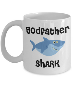 Be My Godfather Proposal Gifts Shark Mug Coffee Cup
