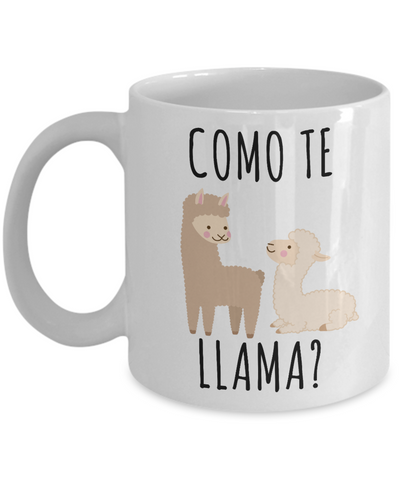 Como Te Llama Mug Coffee Cup Gifts for Llama Lover-Cute But Rude