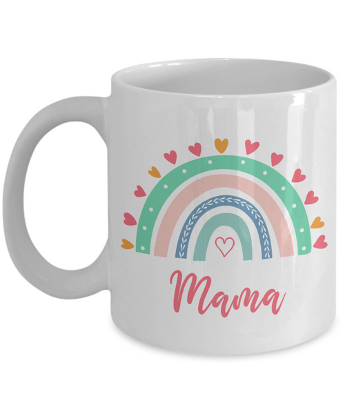 Mama Mug Mama Rainbow Mug Mother's Day Present Mama Rainbow Coffee Mug New Mama Mug Mama Coffee Cup Gift for Mom