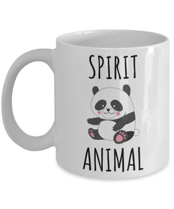 Panda Related Gag Gifts Panda Bear Mug Spirit Animal Coffee Cup-Cute But Rude