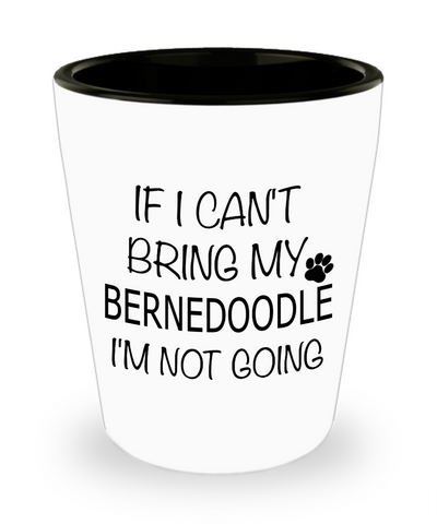 Bernedoodle Gifts, Bernedoodle Gift, Bernedoodle Ceramic Shot Glass