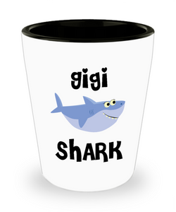 Gigi Shark Do Do Do Gigi Gift Idea Birthday Gifts for Gigis Ceramic Shot Glass