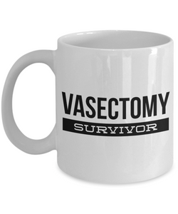 Vasectomy Gift, Vasectomy Gifts, Vasectomy Humor, I Survived Vasectomy, Vasectomy Mug, Vasectomy Survivor Coffee Cup