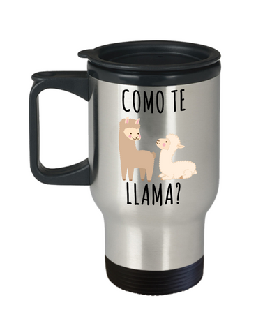 Como Te Llama Mug Stainless Steel Insulated Travel Coffee Cup Gifts for Llama Lover-Cute But Rude