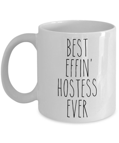 Gift For Hostess Best Effin' Hostess Ever Mug Coffee Cup Funny Coworker Gifts