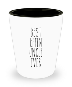 Gift For Uncle Best Effin' Uncle Ever Ceramic Shot Glass Funny Coworker Gifts