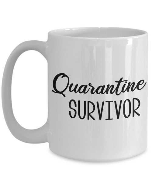 Quarantine Survivor Mug Funny 2020 Coffee Cup