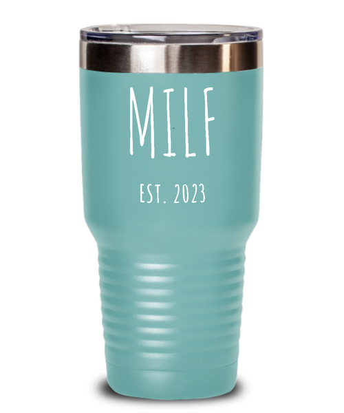 MILF 2023 Insulated Drink Tumbler Travel Cup Funny Gift