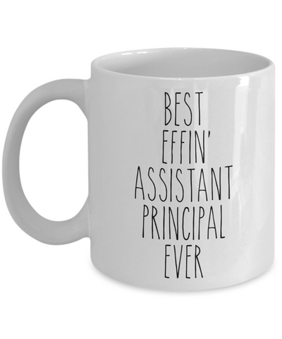 Gift For Assistant Principal Best Effin' Assistant Principal Ever Mug Coffee Cup Funny Coworker Gifts
