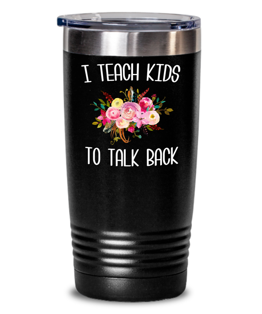Speech Therapist Gifts SLP Mug Gift for Speech Language Pathologist SLP Therapy Tumbler Floral Insulated Hot Cold Travel Coffee Cup BPA Free