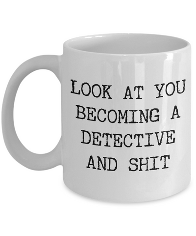 Detective Mug Detective Gifts World's Greatest Detective Funny Detective Gift Idea For Detective Best Detective Ever Mug Funny Coffee Cup-Cute But Rude