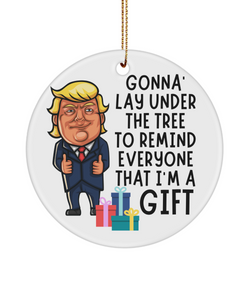 Trump Ornament, Trump Christmas, Dad Trump Ornament, Donald Trump Gifts, Funny Trump Gifts, Trump Gag Gift, Funny Trump Gift