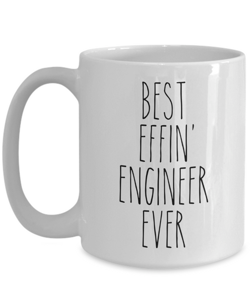 Gift For Engineer Best Effin' Engineer Ever Mug Coffee Cup Funny Coworker Gifts