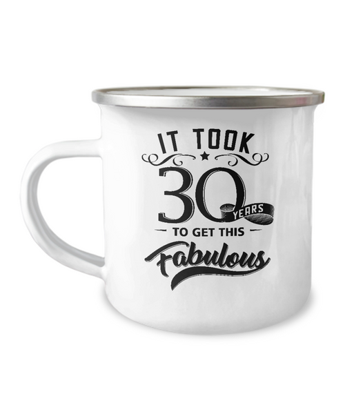 It Took 30 Years To Get This Fabulous Metal Camping Mug Coffee Cup Funny Gift