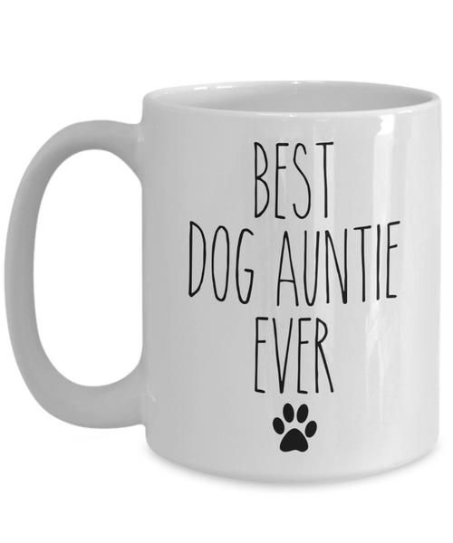 Best Dog Auntie Ever Mug Gift for Dog Aunt Gifts Coffee Cup