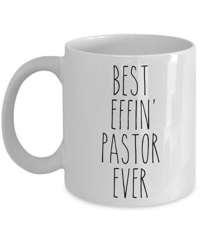 Gift For Pastor Best Effin' Pastor Ever Mug Coffee Cup Funny Coworker Gifts