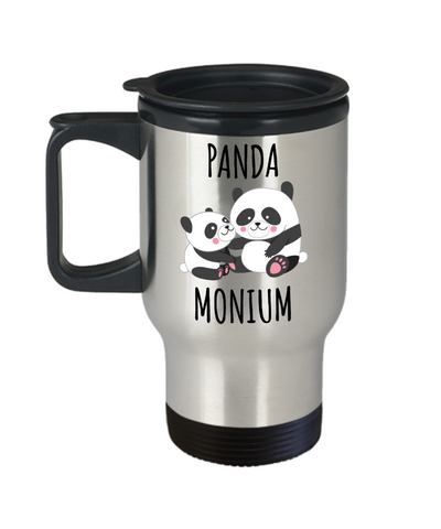 Panda Mug Panda Gift Panda Bear Stainless Steel Insulated Travel Coffee Cup I Love Pandas Panda Lover Mug Cute Panda Decor for Panda Collector-Cute But Rude