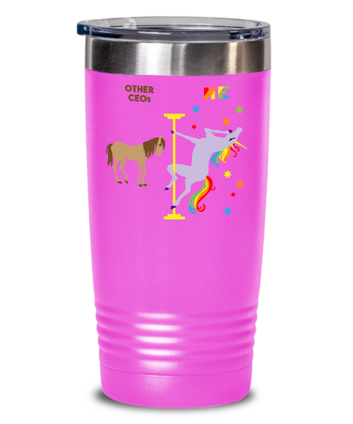 Gift For Ceo Rainbow Unicorn Mug Cute Insulated Drink Tumbler Travel Coffee Cup