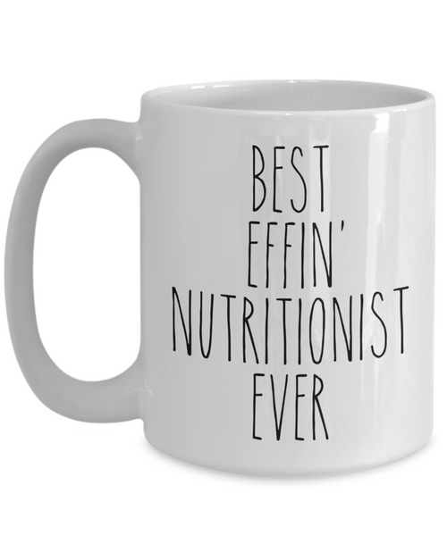 Gift For Nutritionist Best Effin' Nutritionist Ever Mug Coffee Cup Funny Coworker Gifts