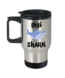 Gigi Shark Mug Gigi Gifts Do Do Do Gifts for Gigis Stainless Steel Insulated Travel Coffee Cup