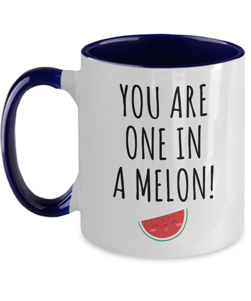 One in a Melon Two-Tone Mug Coffee Cup Funny Gift