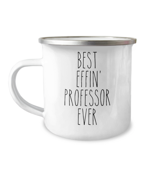 Gift For Professor Best Effin' Professor Ever Camping Mug Coffee Cup Funny Coworker Gifts