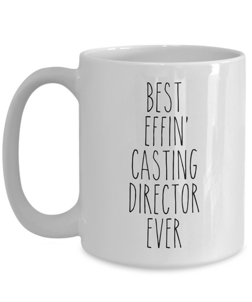 Gift For Casting Director Best Effin' Casting Director Ever Mug Coffee Cup Funny Coworker Gifts