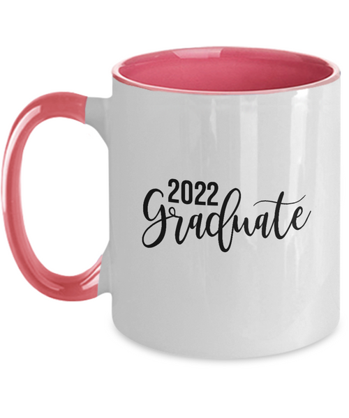 Graduate 2022 Mug Two-Tone Coffee Cup Funny Gift