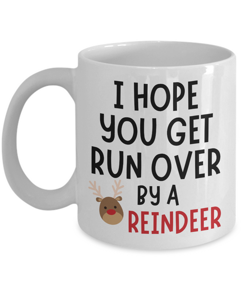 Sassy Mug, Sarcastic Christmas Mug, Inappropriate Mug, Hot Chocolate Mug, Funny Gift for Coworker