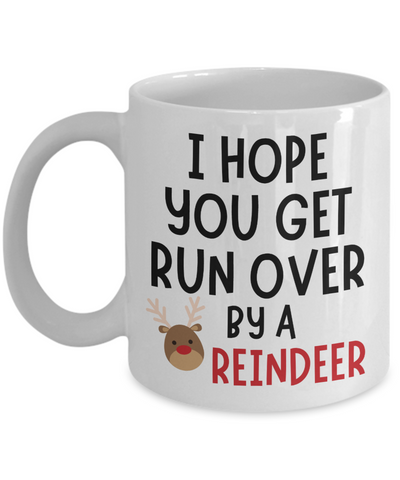 Sassy Mug, Sarcastic Christmas Mug, Inappropriate Mug, Hot Chocolate Mug, Funny Gift for Coworker