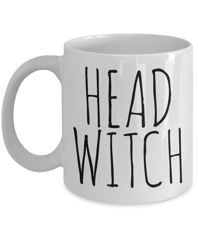Head Witch Cauldron Mug Funny Halloween Ceramic Coffee Cup Gifts for Witches-Cute But Rude