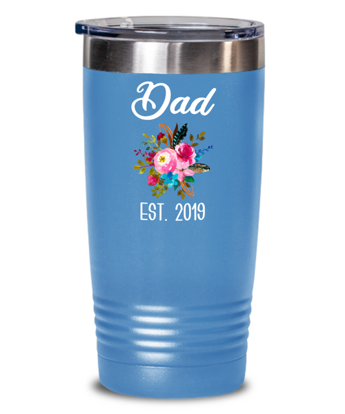 New Dad Tumbler Expecting Daddy to Be Gifts Baby Shower Gift Pregnancy Announcement Insulated Hot Cold Travel Coffee Cup BPA Free