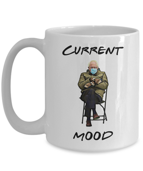 Bernie Sanders Mittens Mug Funny Inauguration 2021 Coffee Cup