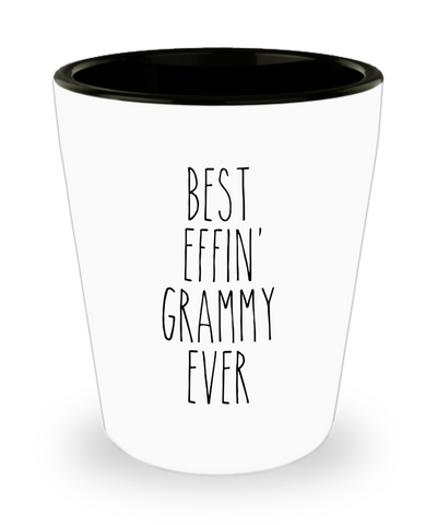 Gift For Grammy Best Effin' Grammy Ever Ceramic Shot Glass Funny Coworker Gifts
